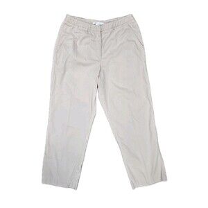 Nike Golf Pants Khaki Womens Size 12 Polyester Blend Dri-Fit